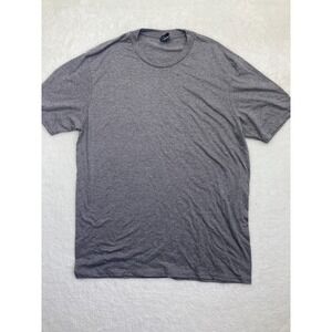 Rio Men's Size Large Short Sleeve‎ T Shirt Solid Gray Blank Printable